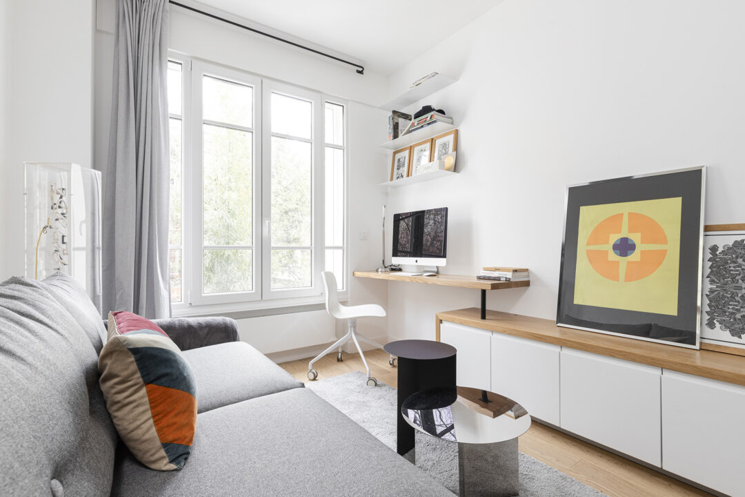 GAMBETTA : Transformation d’une loge de gardien de 16m2 en un studio tout confort